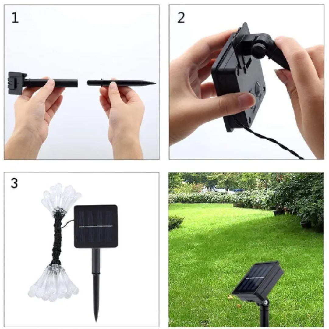 LUCES GOTICAS LED SOLARES MULTICOLOR