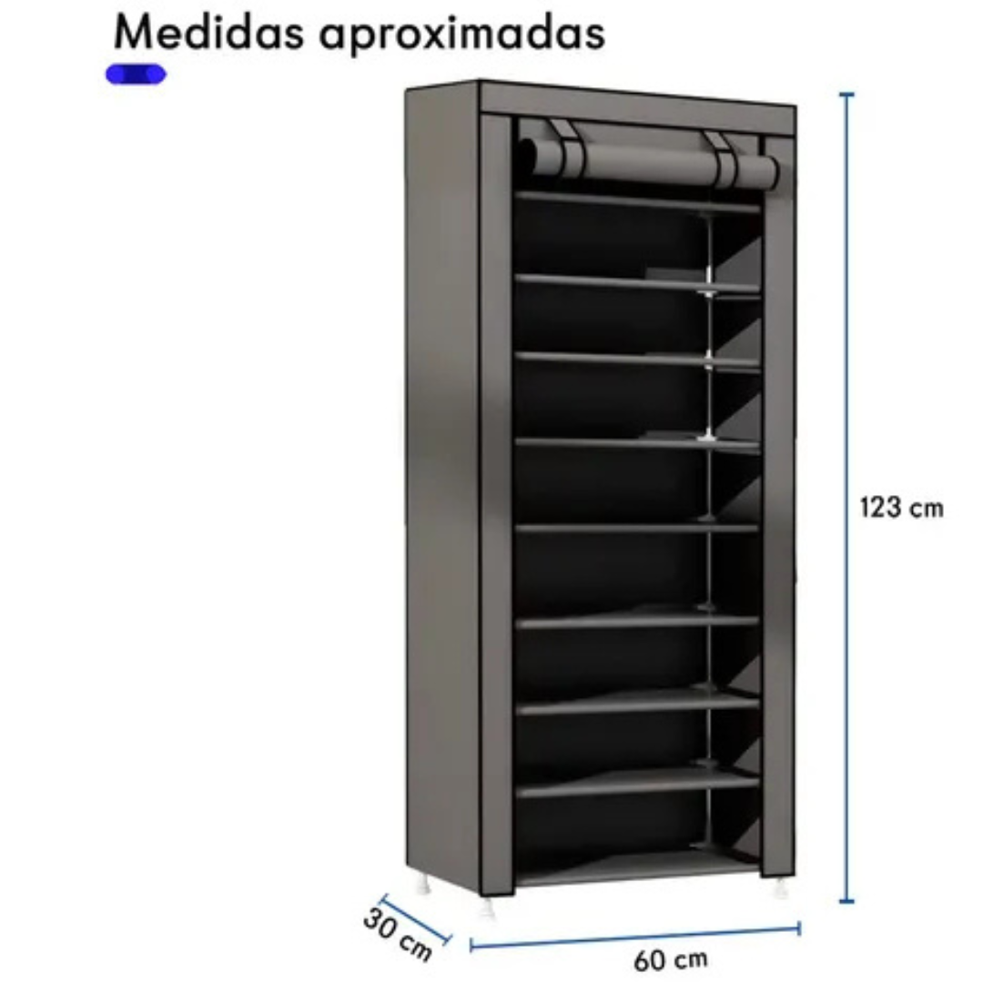 Zapatero 9 Niveles | Organiza hasta 27 pares de zapatos y más…