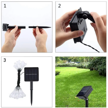 LUCES GOTICAS LED SOLARES MULTICOLOR