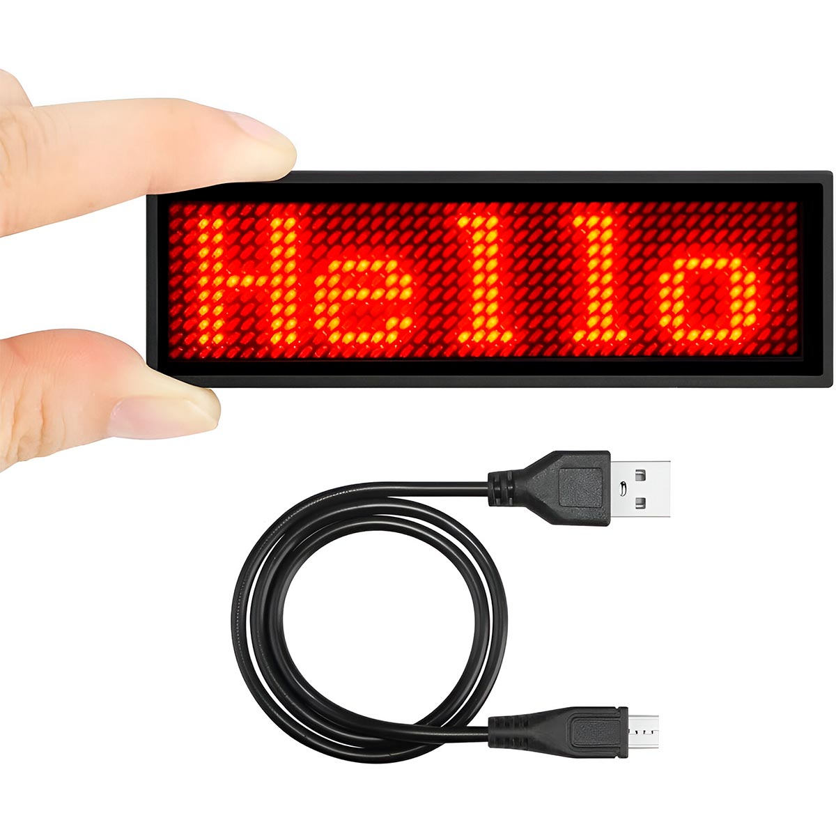 INNOVADORA ESCARAPELA LED PROGRAMABLE