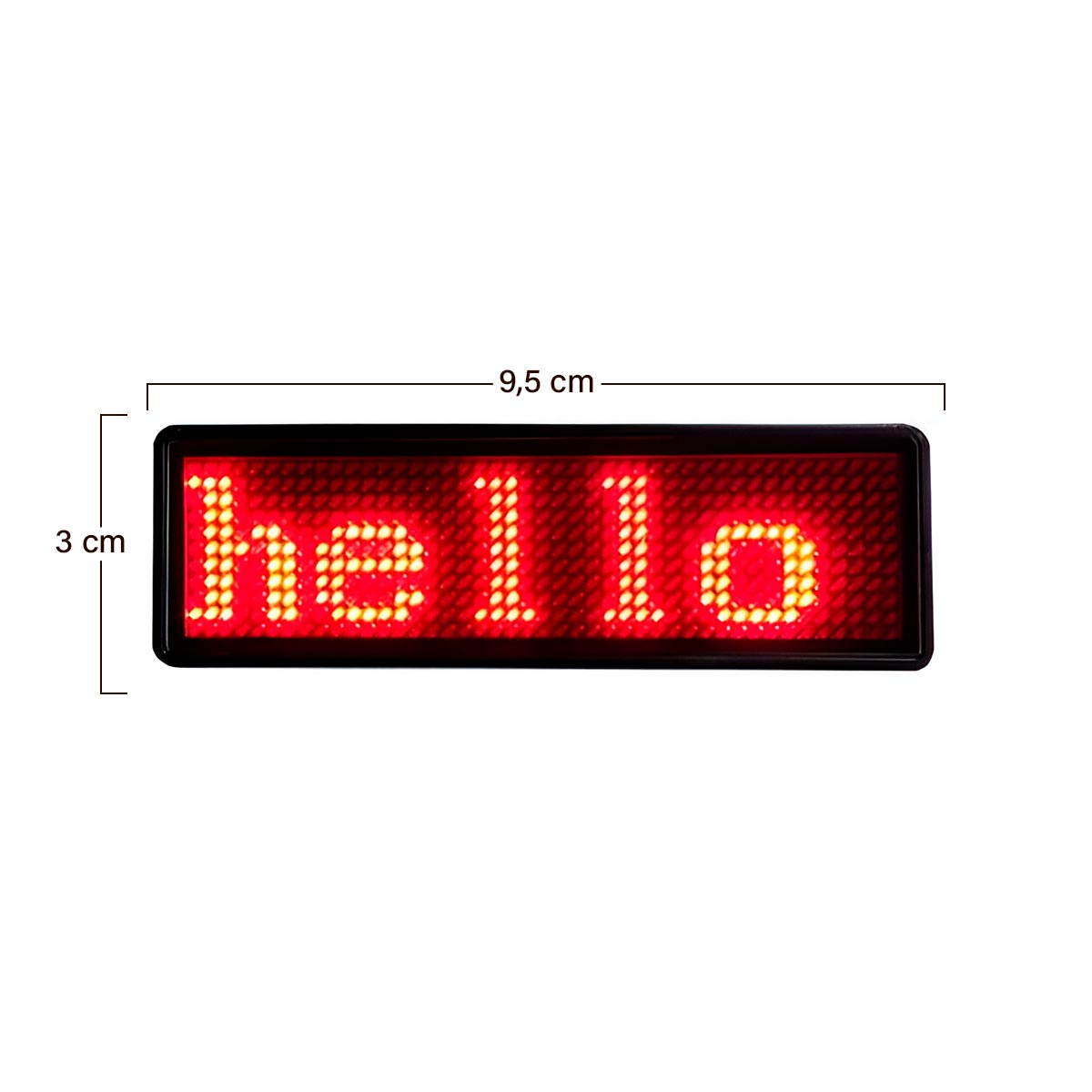INNOVADORA ESCARAPELA LED PROGRAMABLE
