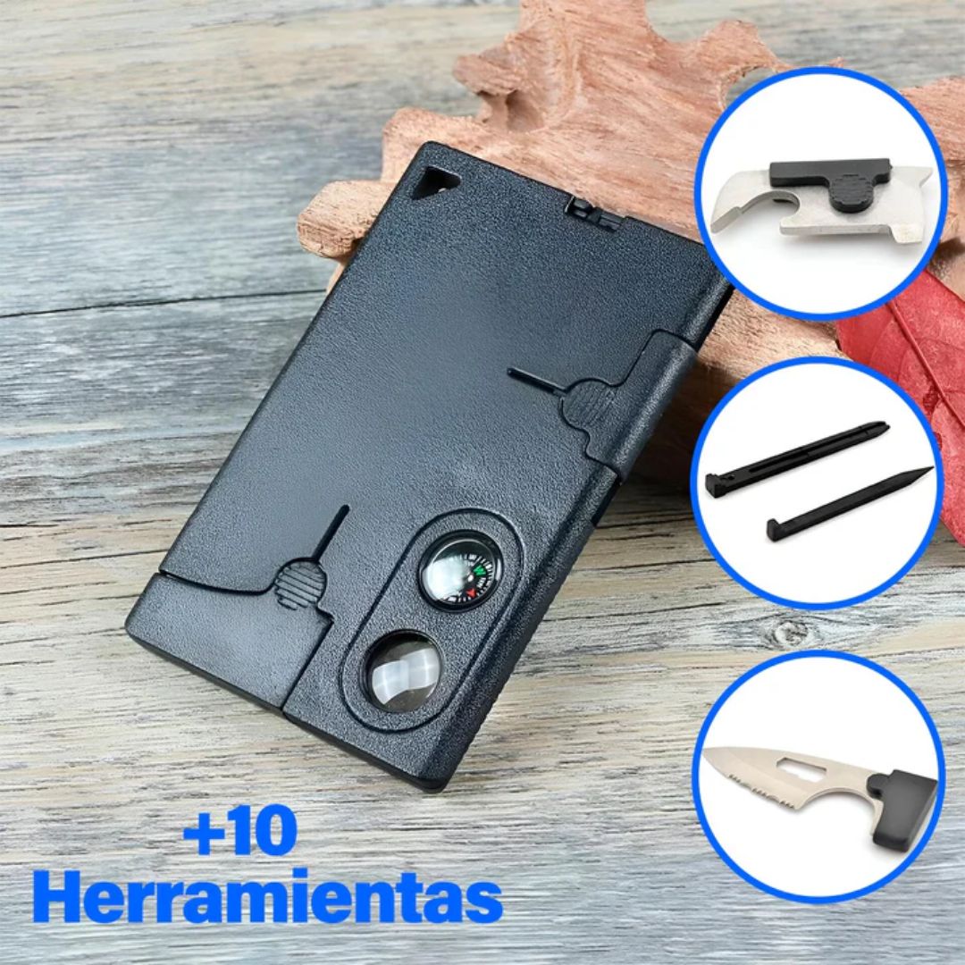 TARJETA HERRAMIENTAS 10 EN 1