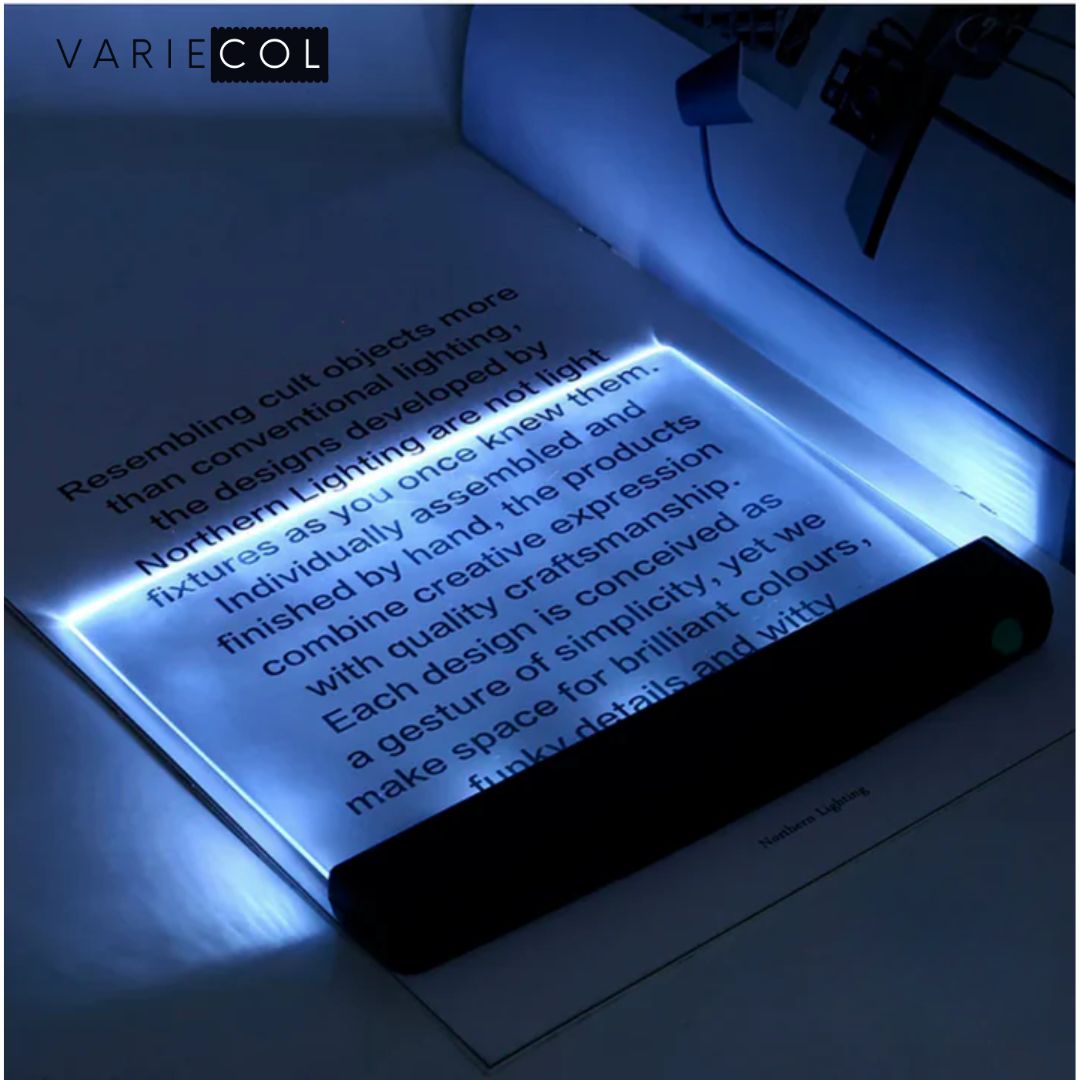 ASOMBROSO PANEL DE LUZ PARA LIBRO