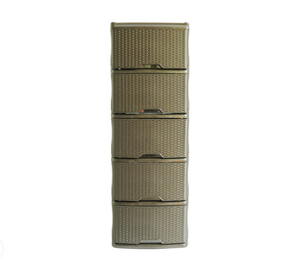 Mueble Organizador Rattan x5 RIMO