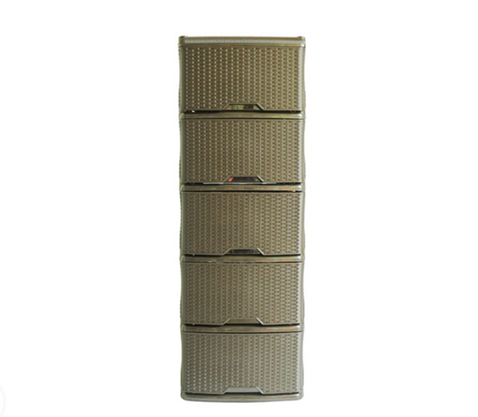Mueble Organizador Rattan x5 RIMO