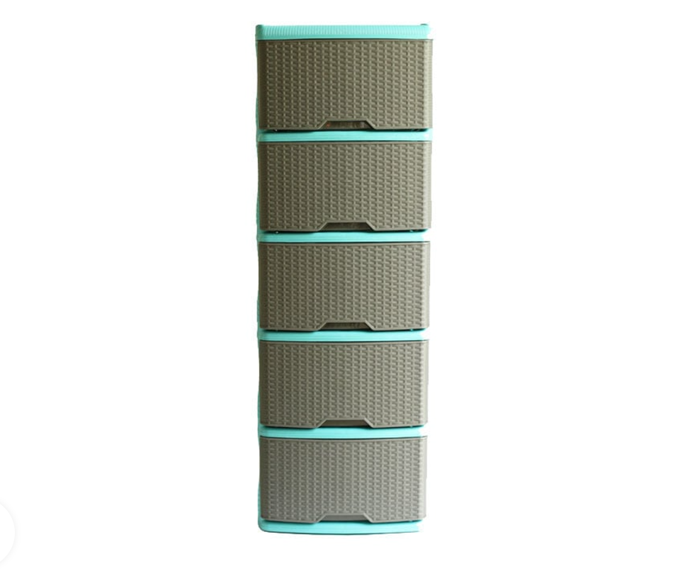 Mueble Organizador Rattan x5 RIMO