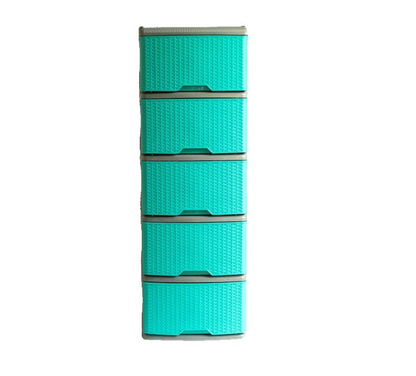 Mueble Organizador Rattan x5 RIMO