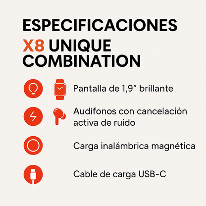 Combo X8 5 en 1: Tecnología de Alta Gama sin Pagar de Más