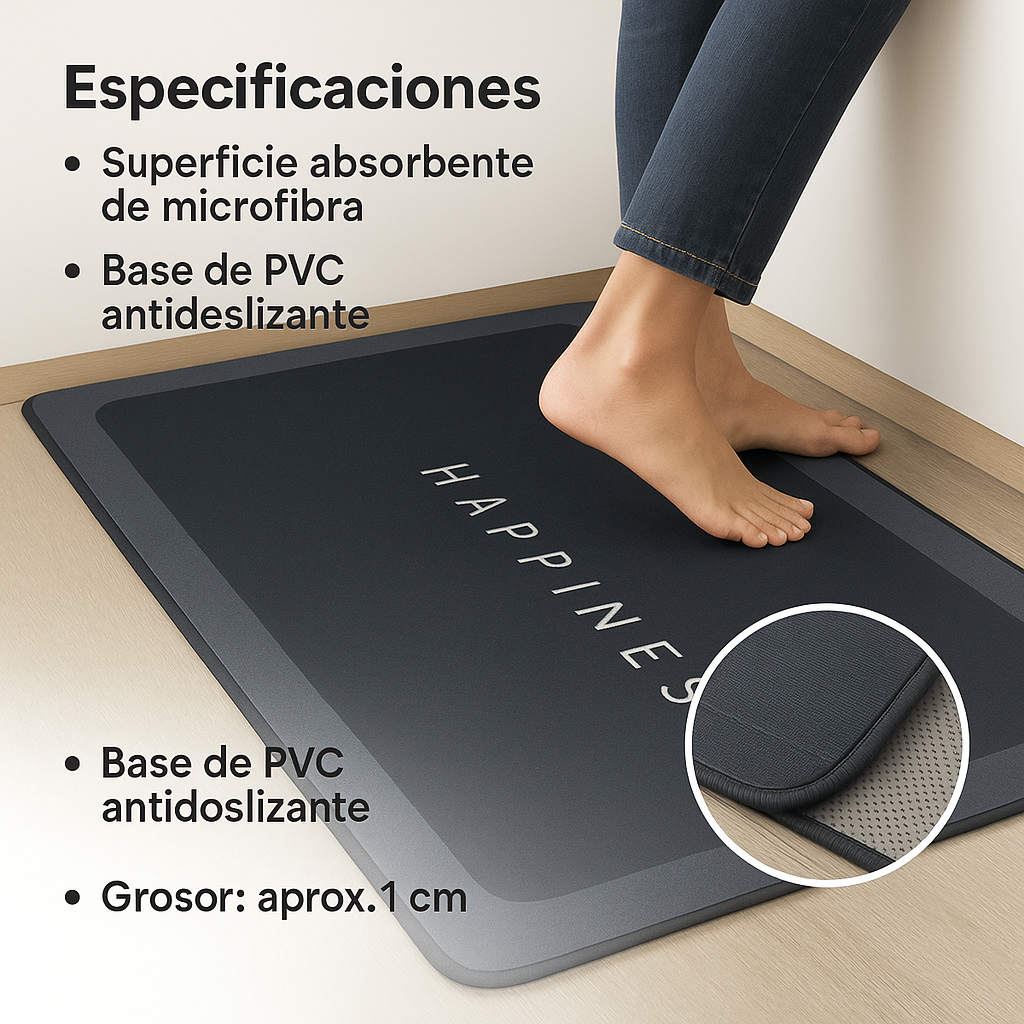 Tapete para Cocina y Baño: Seguridad y Comodidad al Instante.