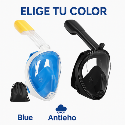 Mira el Mar como Nunca Antes – Visión 180° Real - CARETA DE BUCEO