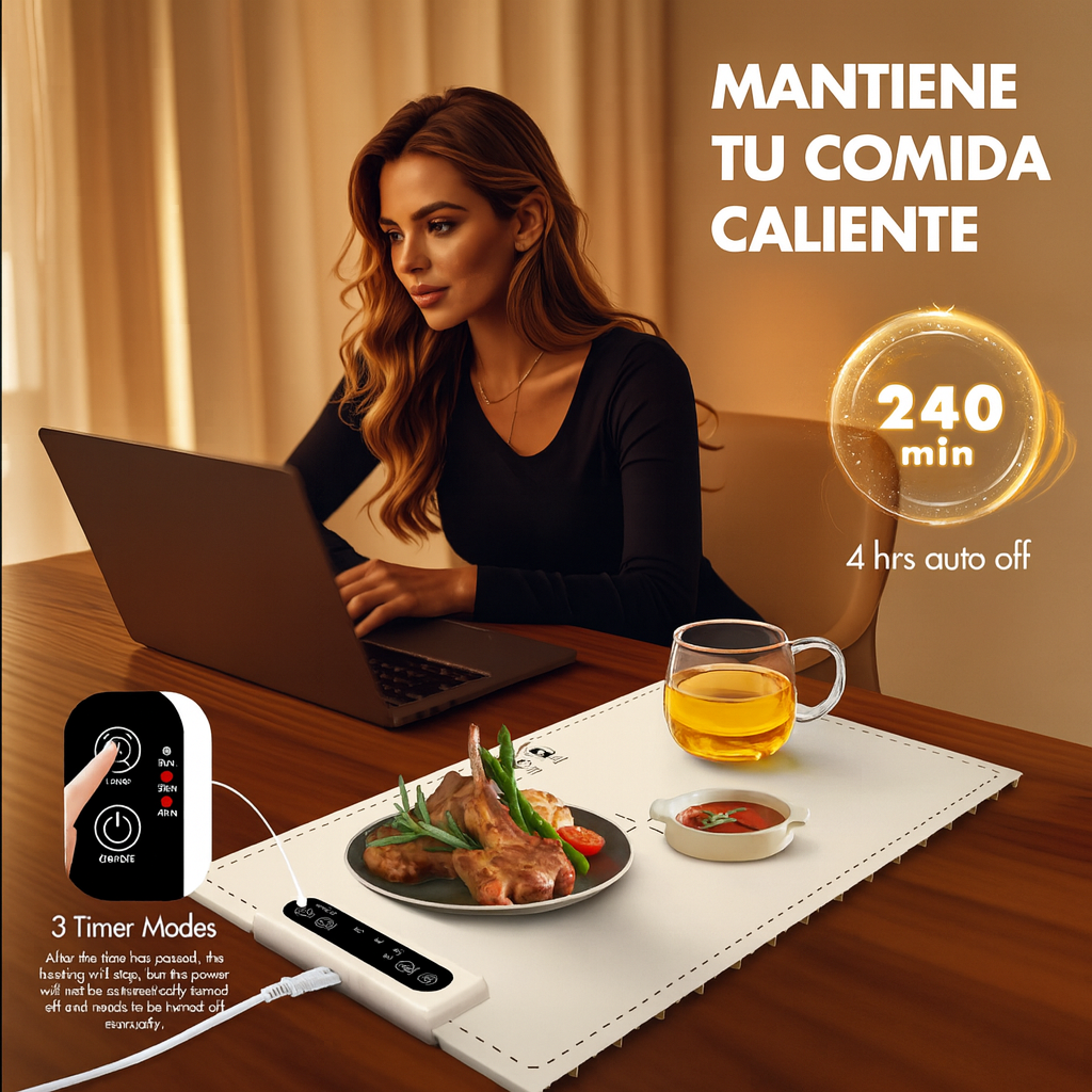 Tapete Calentador de Comida