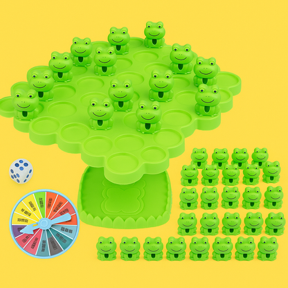Juego de Ranas Equilibrio – Diversión y Aprendizaje para Niños - RANA ARBOL EQUILIBRIO