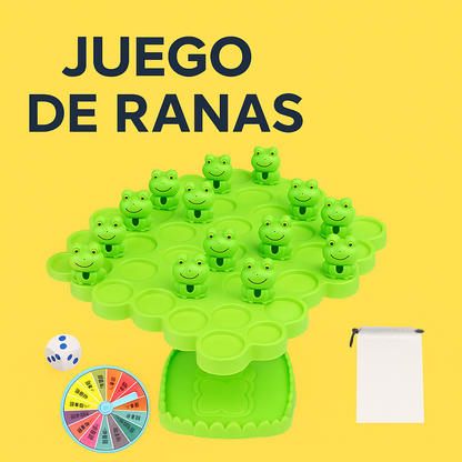 Juego de Ranas Equilibrio – Diversión y Aprendizaje para Niños - RANA ARBOL EQUILIBRIO