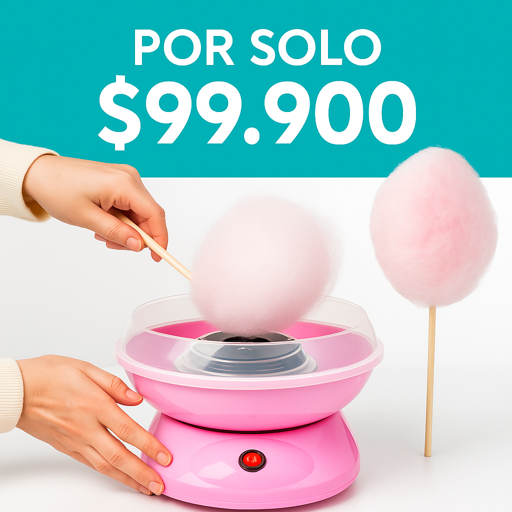 Haz algodones de azúcar en minutos y sorprende a todos - MAQUINA ALGODON DE AZUCAR