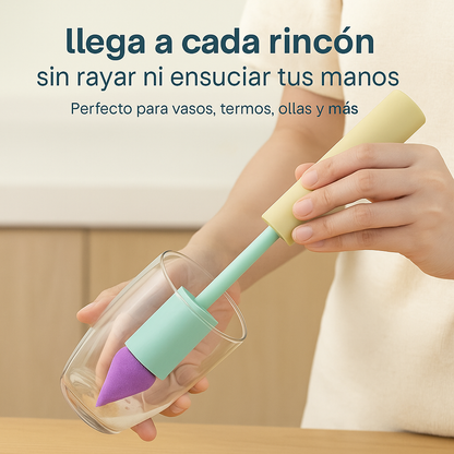 El cepillo que reemplaza todas tus esponjas.