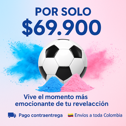 Convierte tu revelación en una explosión de amor y color - BALON REVELADOR DE GENERO.