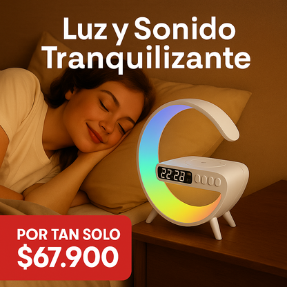 EXCLUSIVA LAMPARA DE NOCHE 4 EN 1 CON CARGA INALAMBRICA.