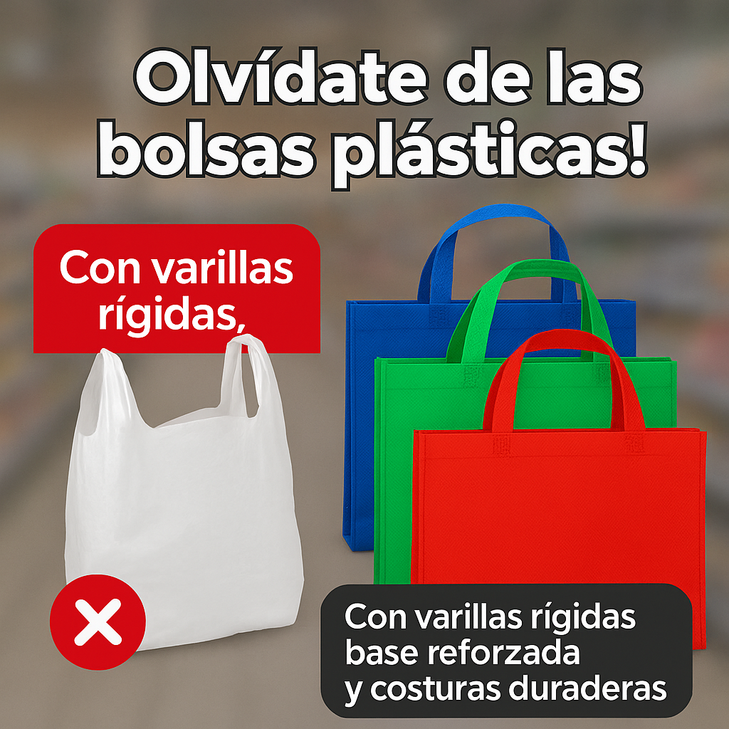 Más orden, menos bolsas - BOLSAS REUTILIZABLES