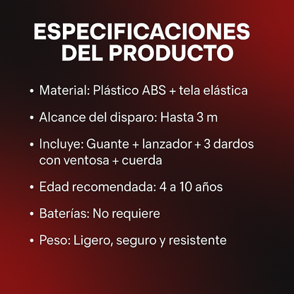 EXCLUSIVO GUANTE DE SPIDERMAN LANZADOR🕸️.