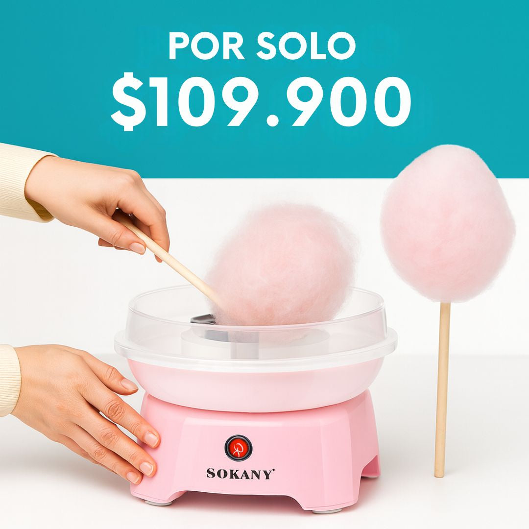 Haz algodones de azúcar en minutos y sorprende a todos - MAQUINA ALGODON DE AZUCAR.