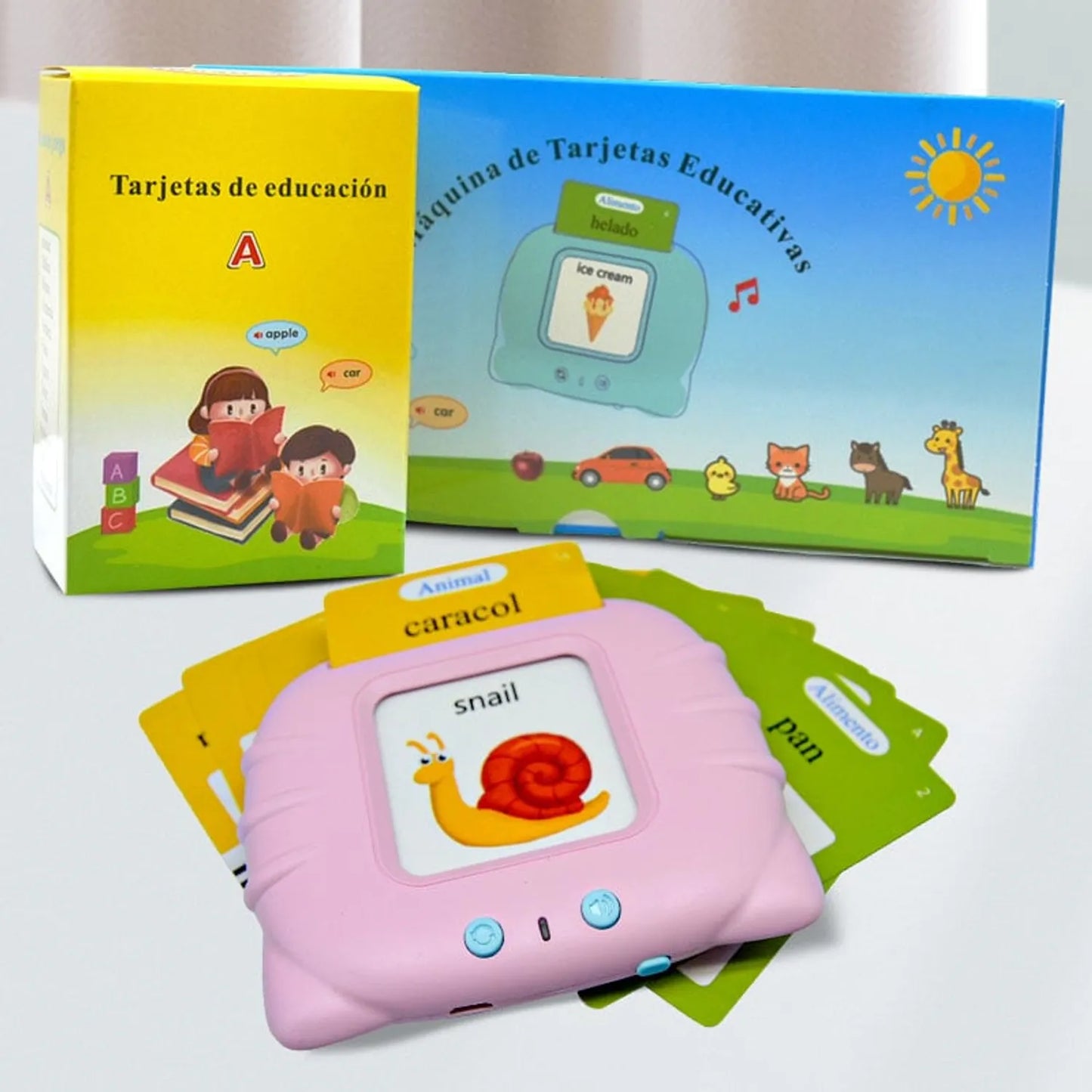 PequeLingua™ – lector bilingüe que enseña inglés jugando